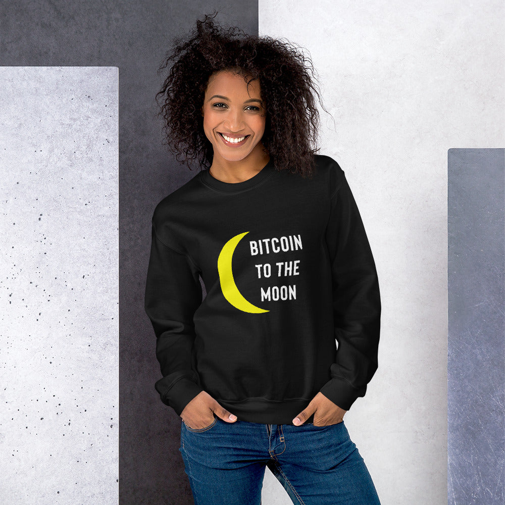 Bitcoin Shirt - Bitcoin Sweatshirt - Bitcoin To The Moon Sweatshirt - Bitcoin Gifts
