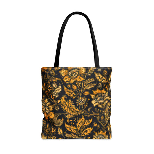 Tote Bag Jacobean Design