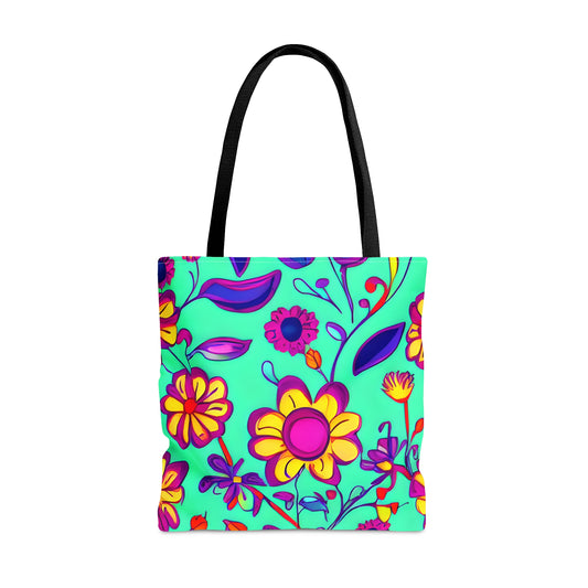 Tote Bag Floral Design