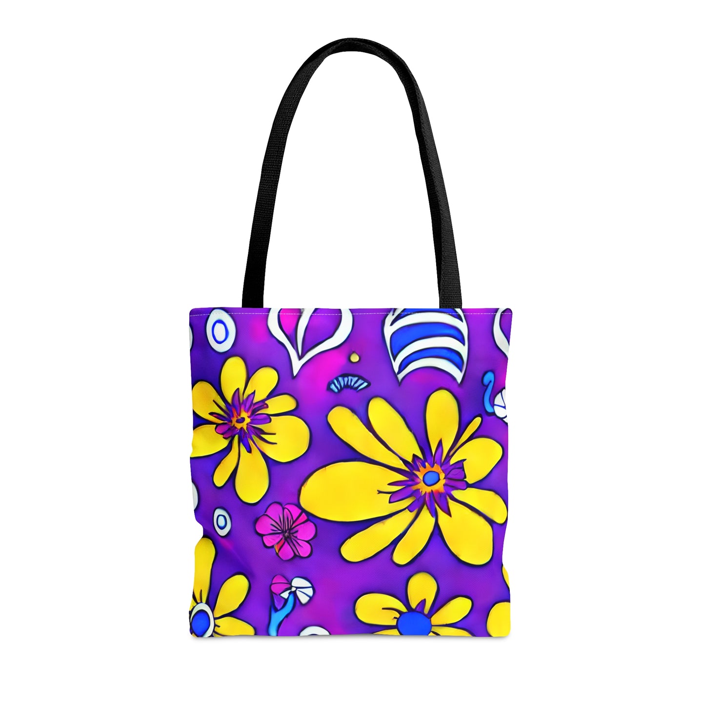 Tote Bag Flower Design, Floral Pattern