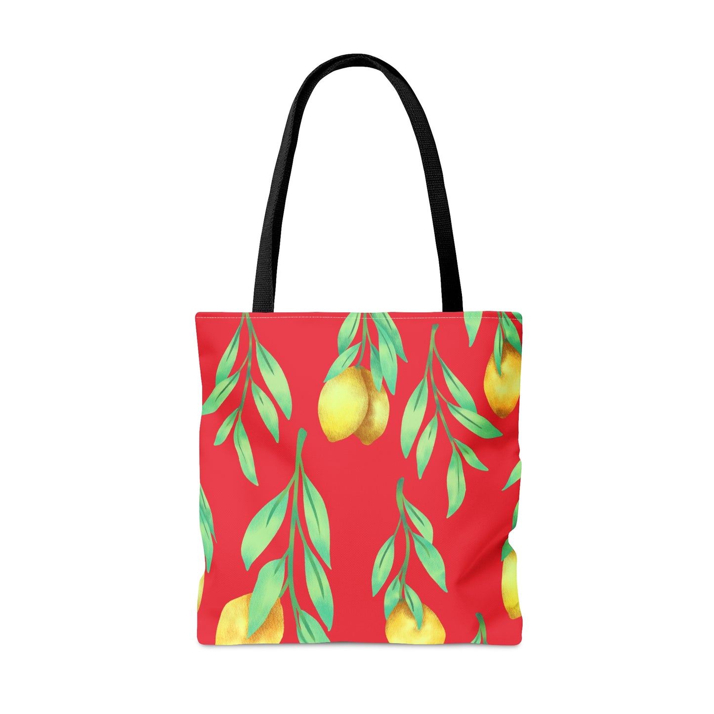 Tote Bag Lovely Lemons Design, Fruit Pattern