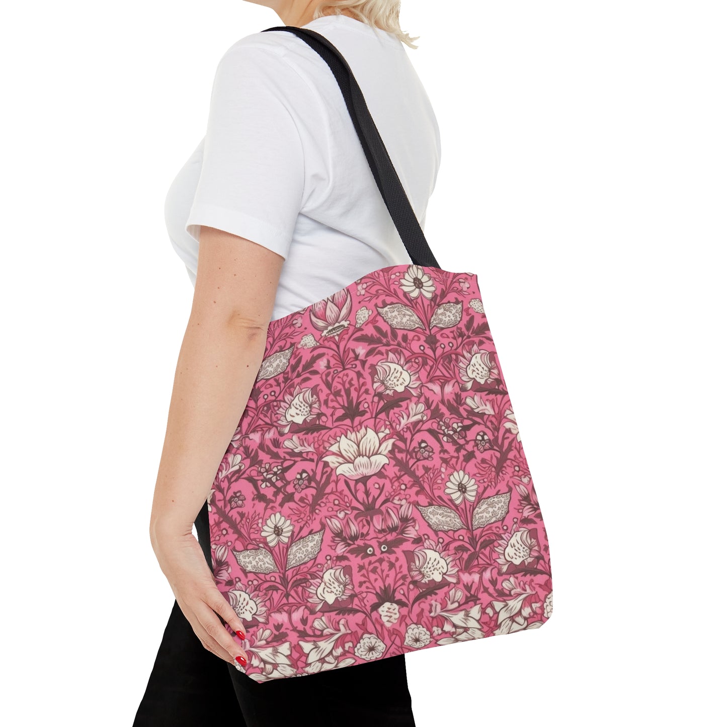 Floral Tote Bag Jacobean Design