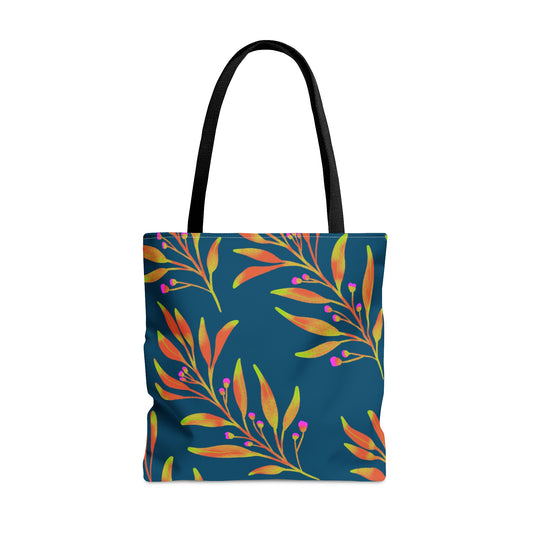 Tote Bag Rusty Leaves  Design