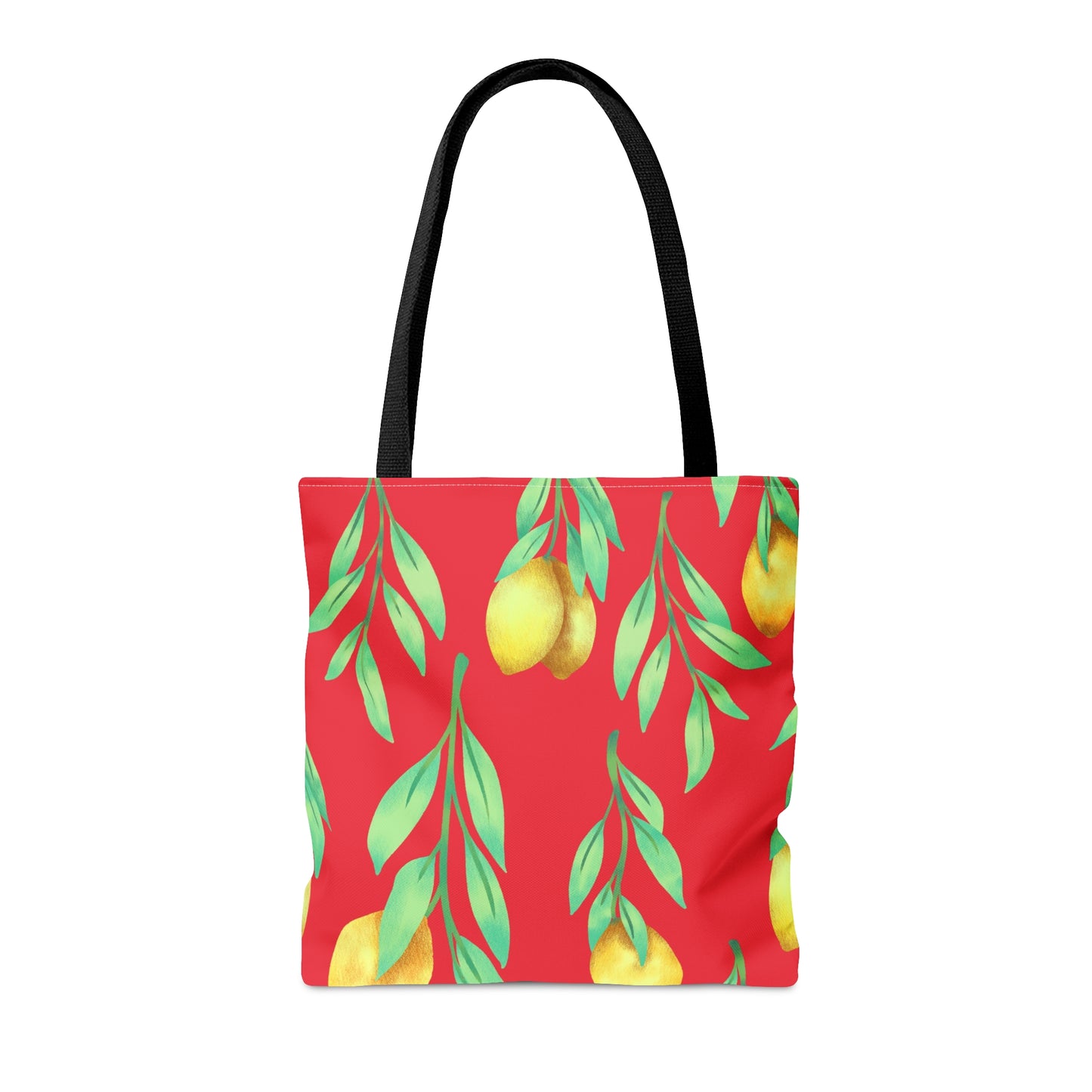 Tote Bag Lovely Lemons Design, Fruit Pattern