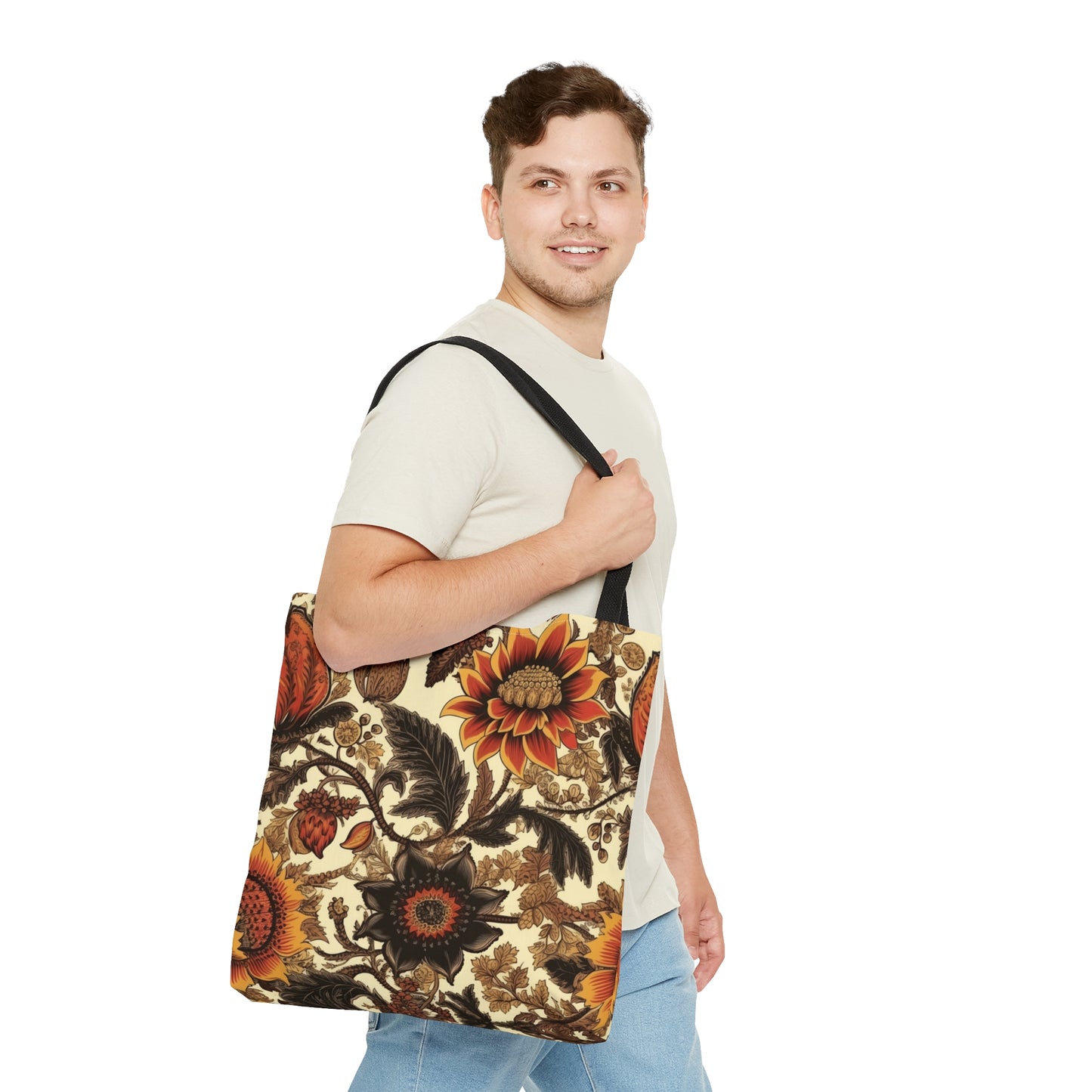 Tote Bag Sunflower Design