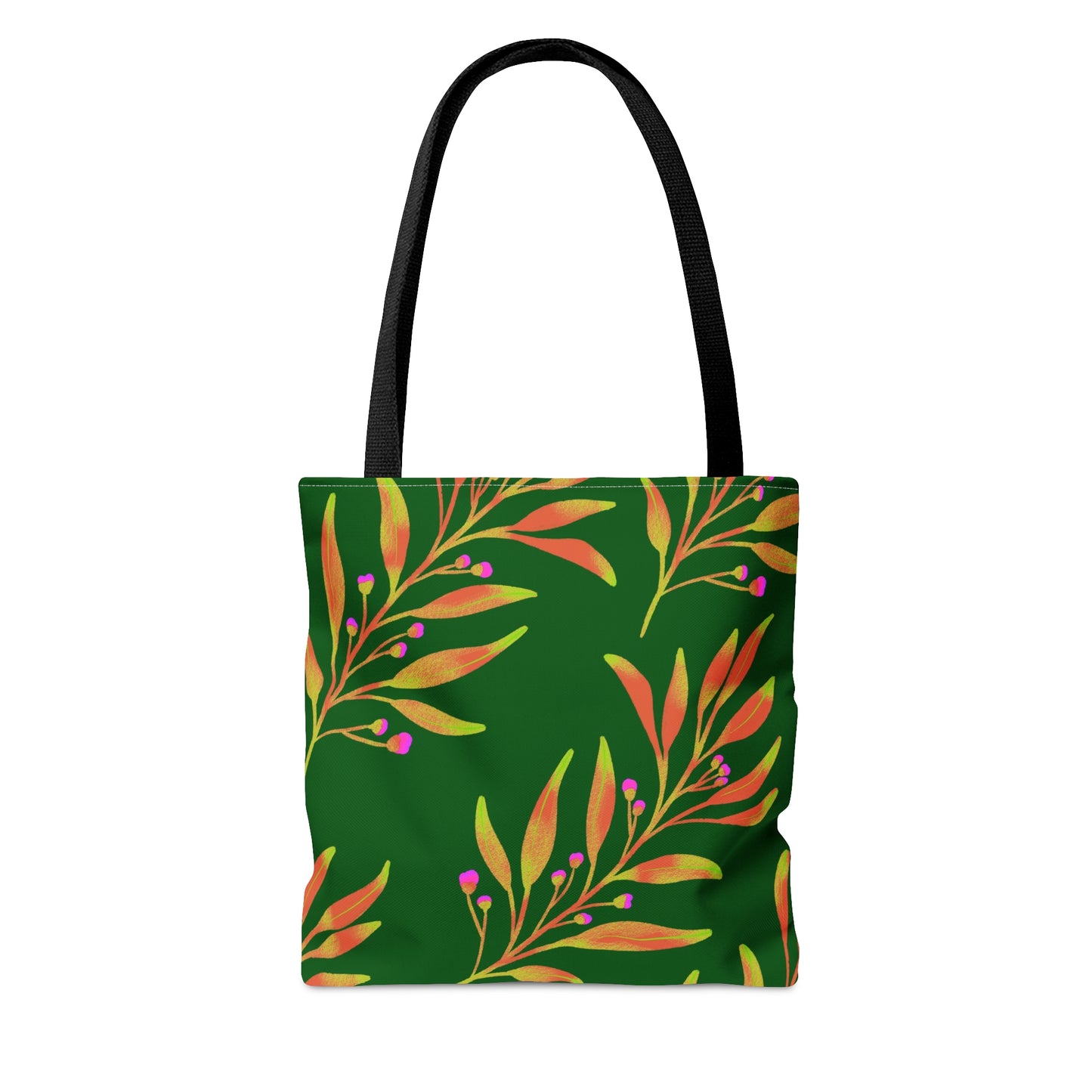 Tote Bag Rusty Leaves Design