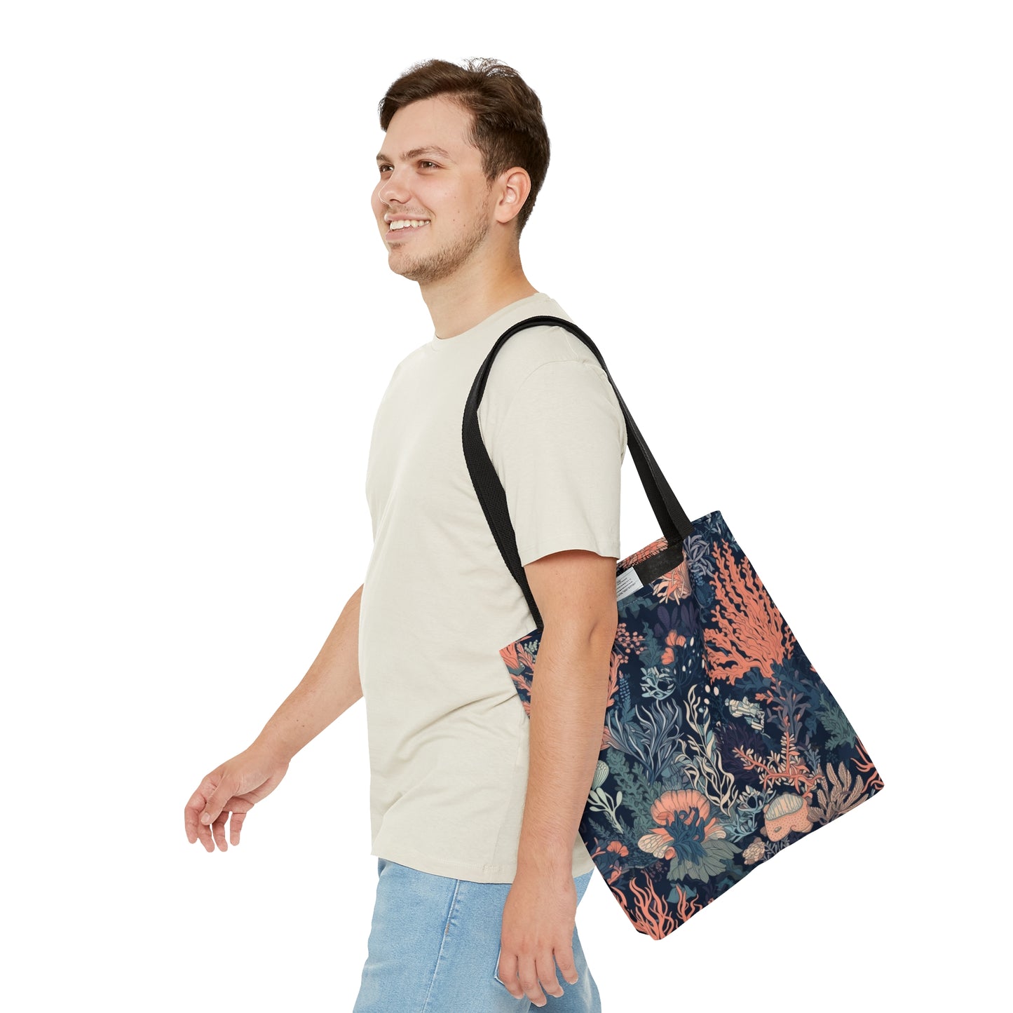 Tote Bag Coral Design