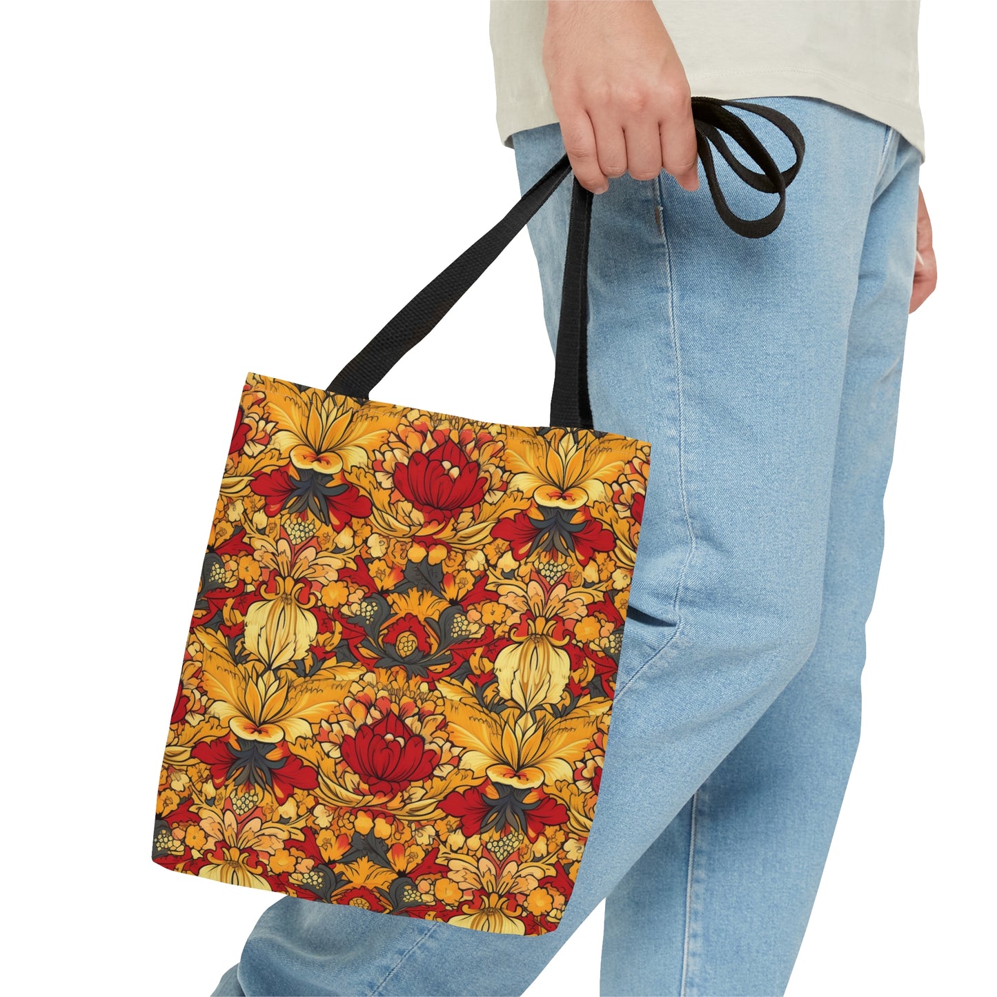 Tote Bag Jacobean Design