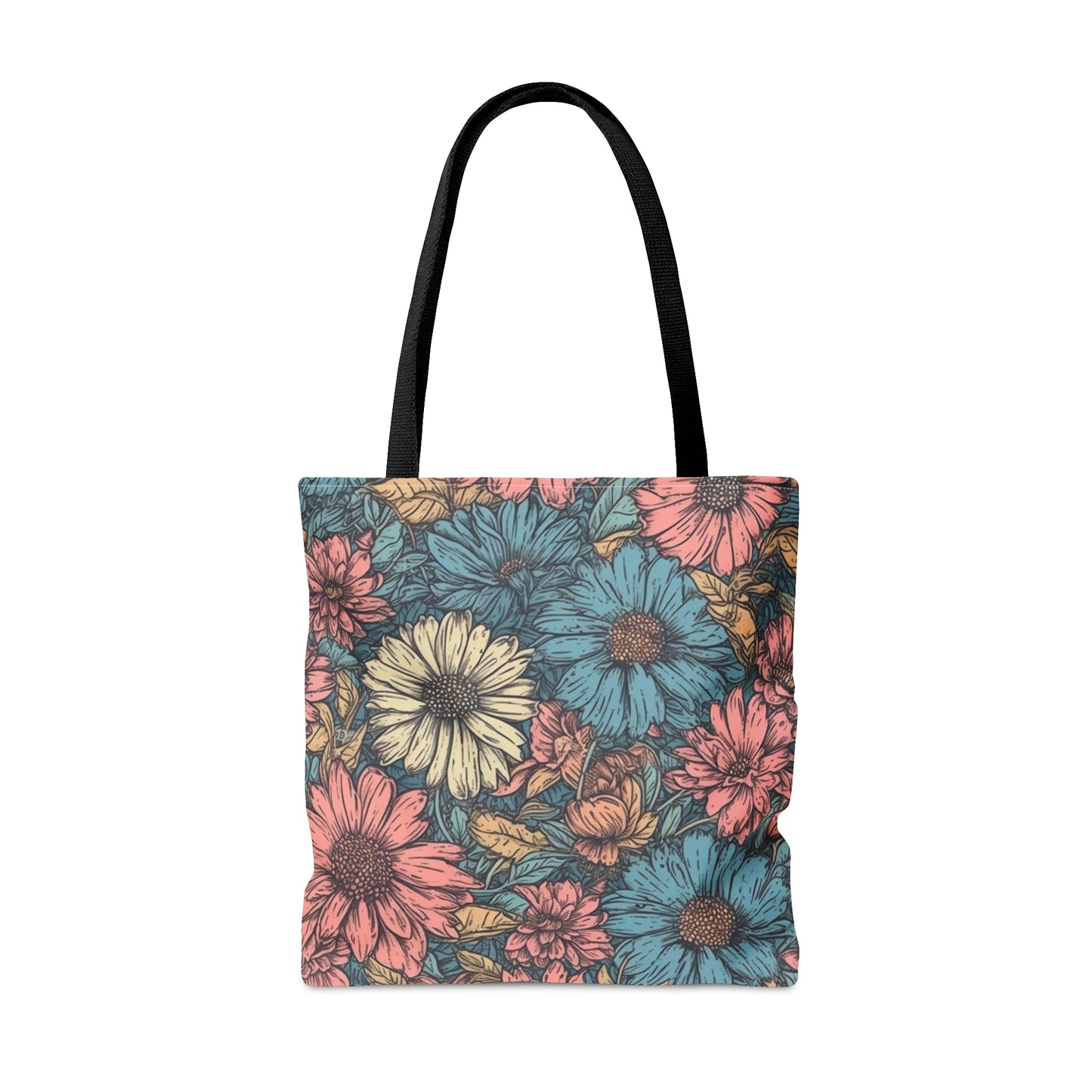 Tote Bag Floral Design, Flower Tote