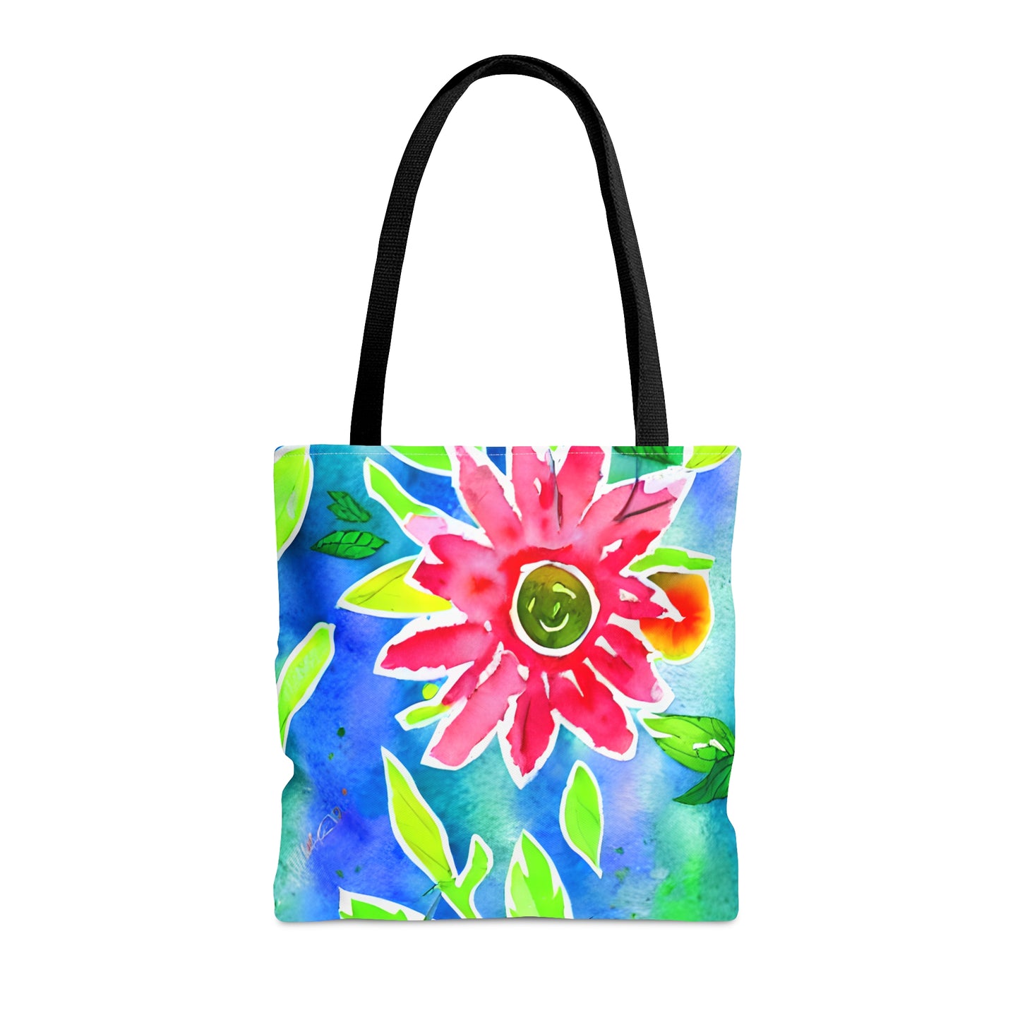 Tote Bag Watercolor Floral Design