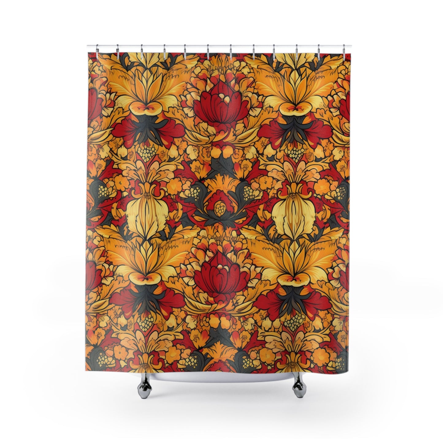 Jacobean Pattern Shower Curtain 71" x 74"