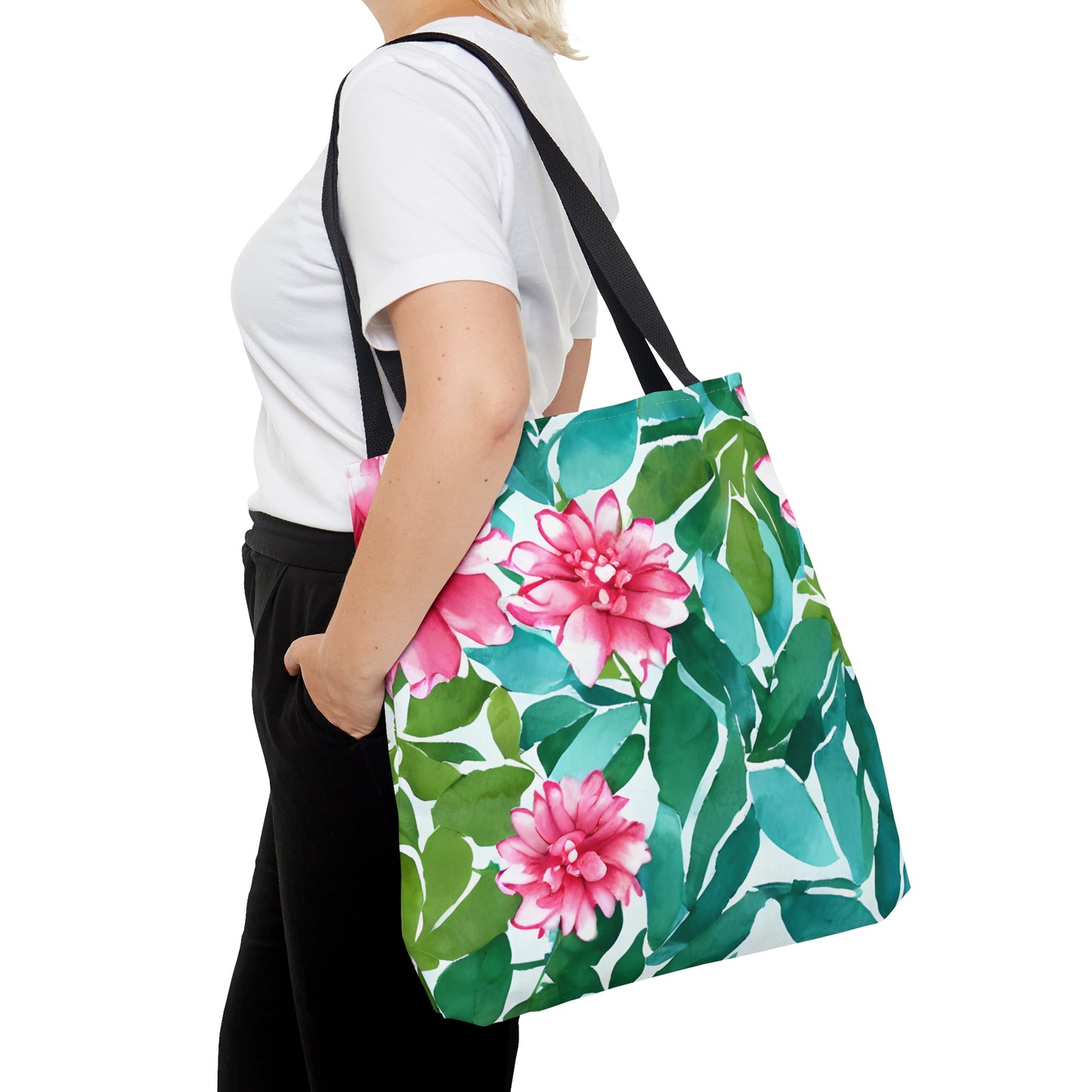 Tote Bag Watercolor Floral Design