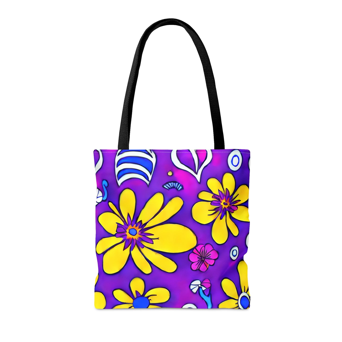Tote Bag Flower Design, Floral Pattern