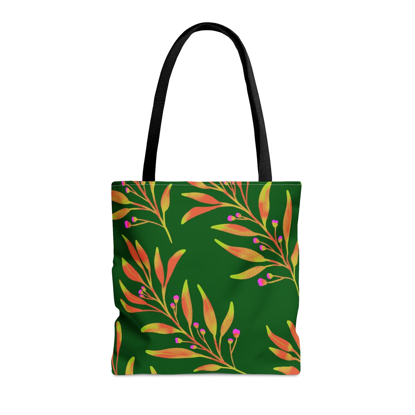 Tote Bag Rusty Leaves Design