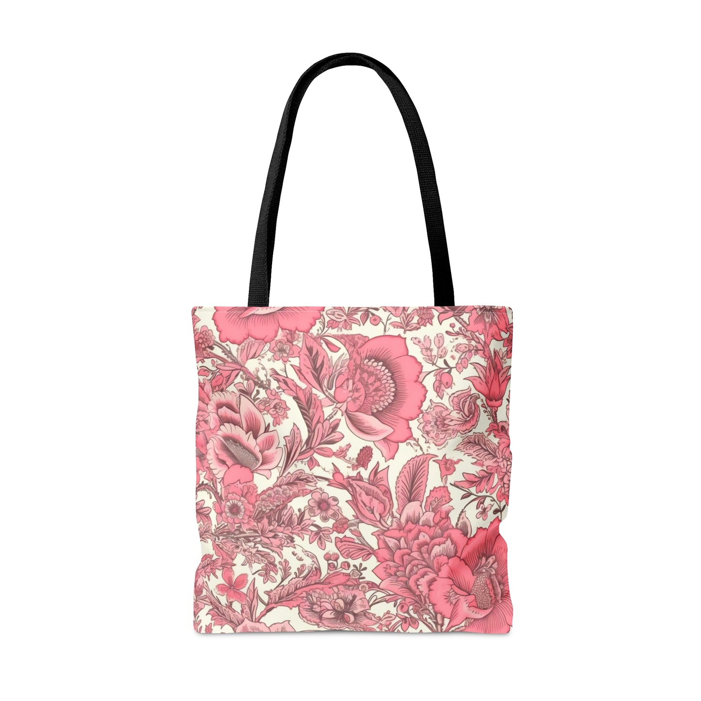 Floral Tote Bag Jacobean Design