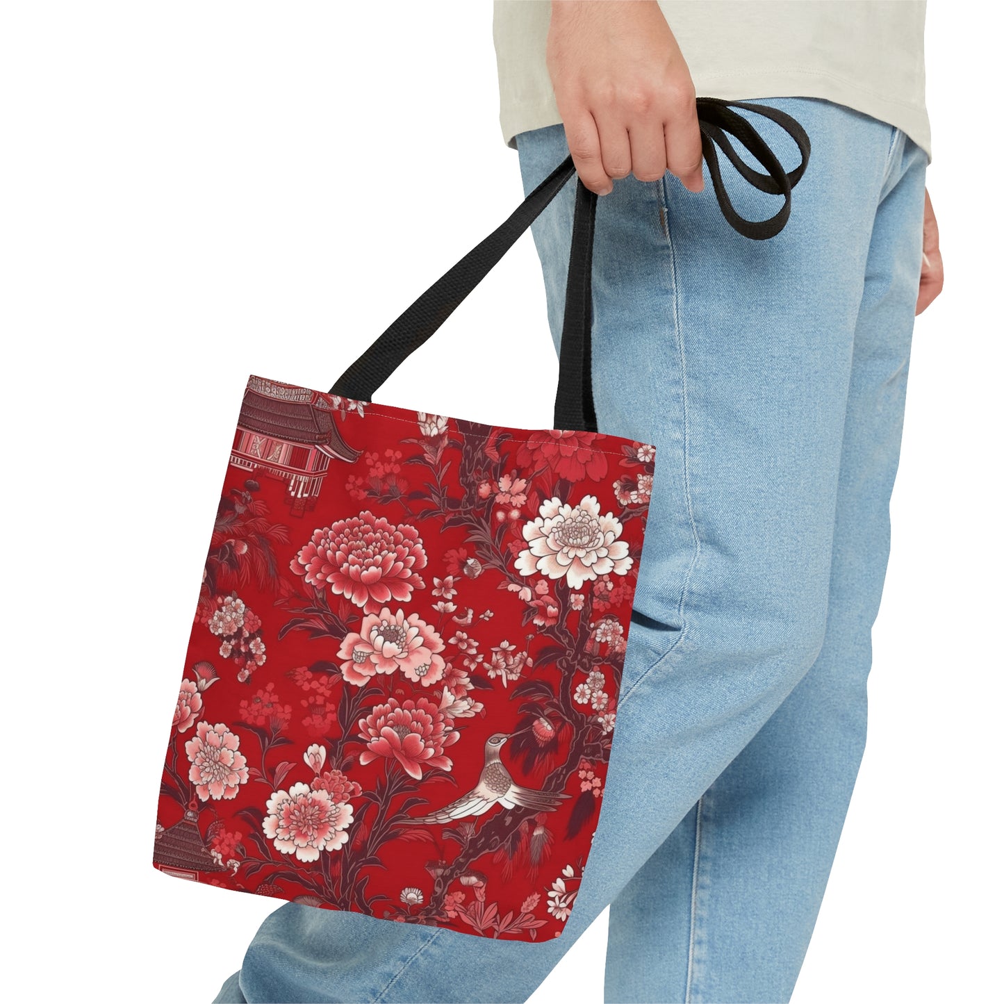 Tote Bag Chinoiserie Design