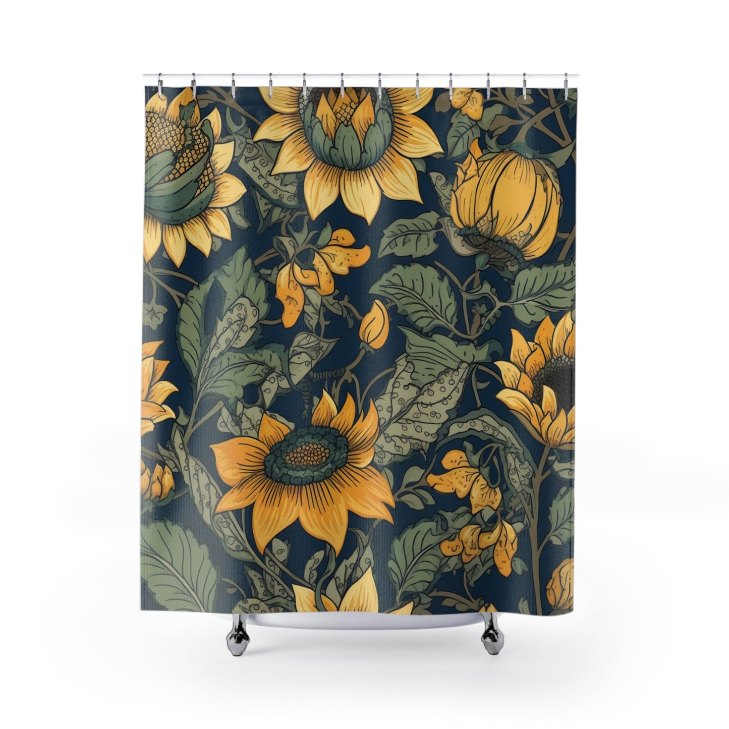 Shower Curtain Sunflower 71" x 74"