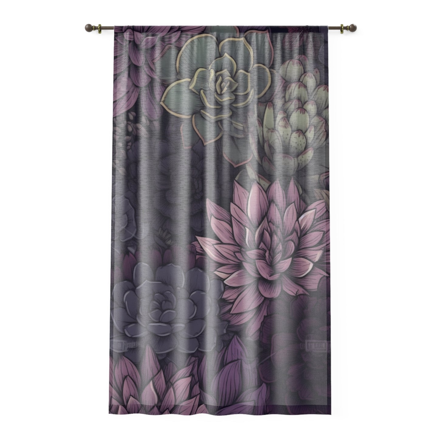 Window Curtain 50" x 84" Purple