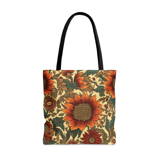 Tote Bag Sunflower Design