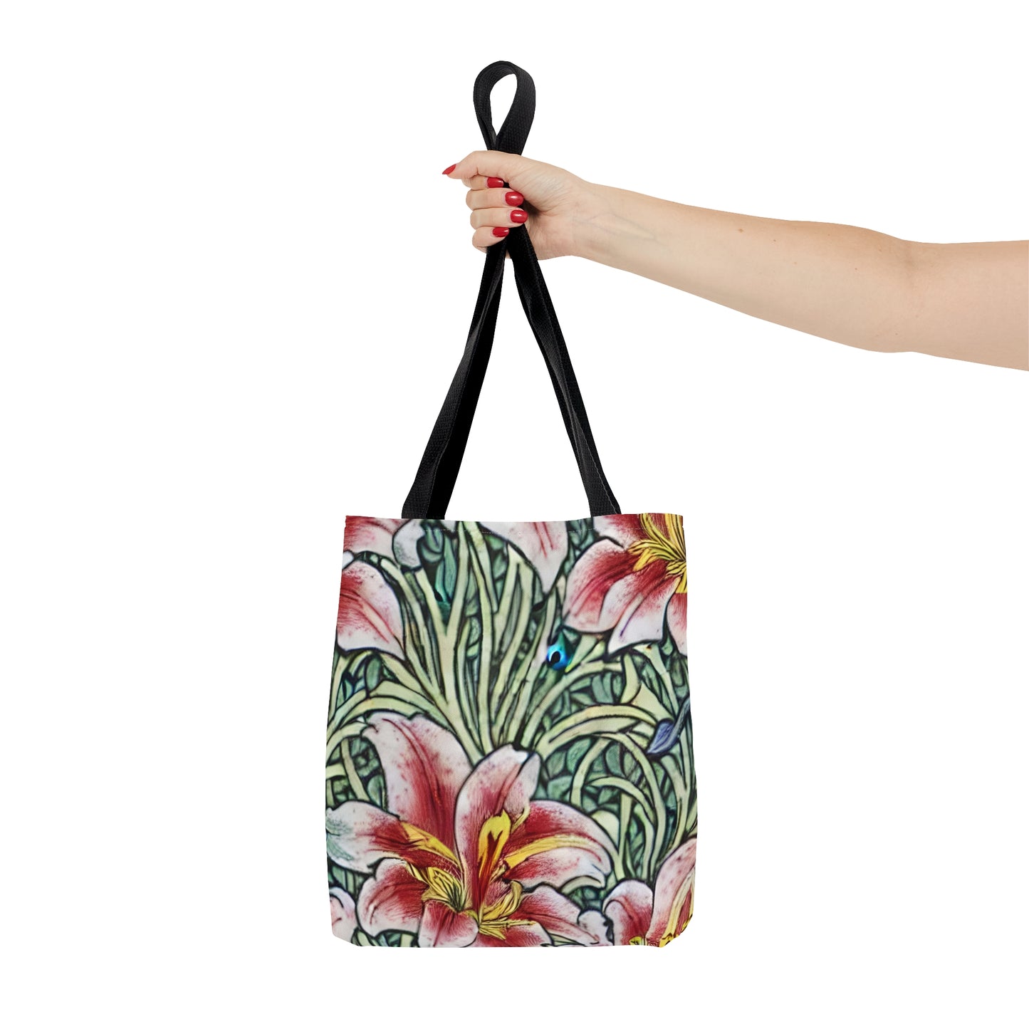 Tote Bag Elegant Floral Design, Floral Pattern