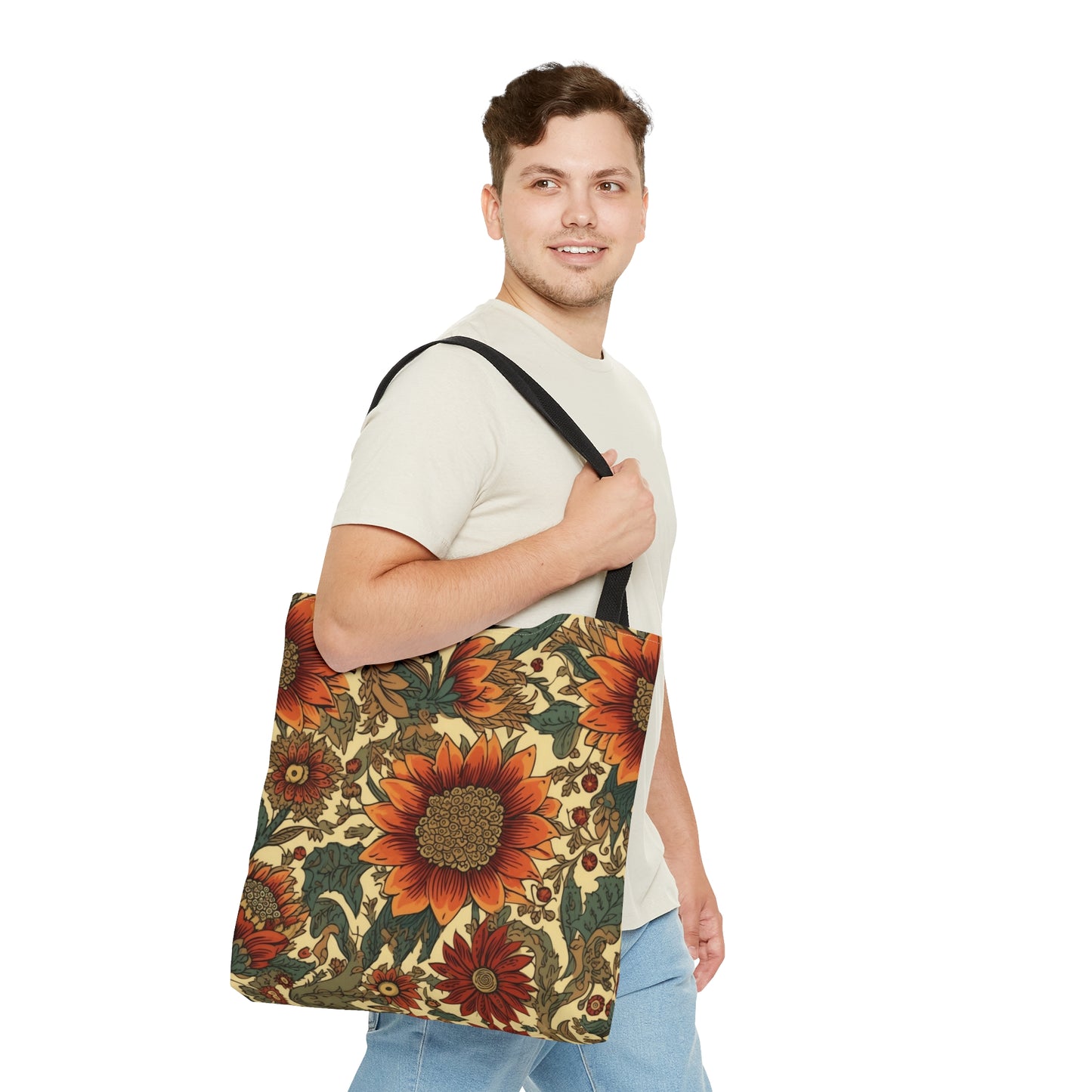 Tote Bag Sunflower Design