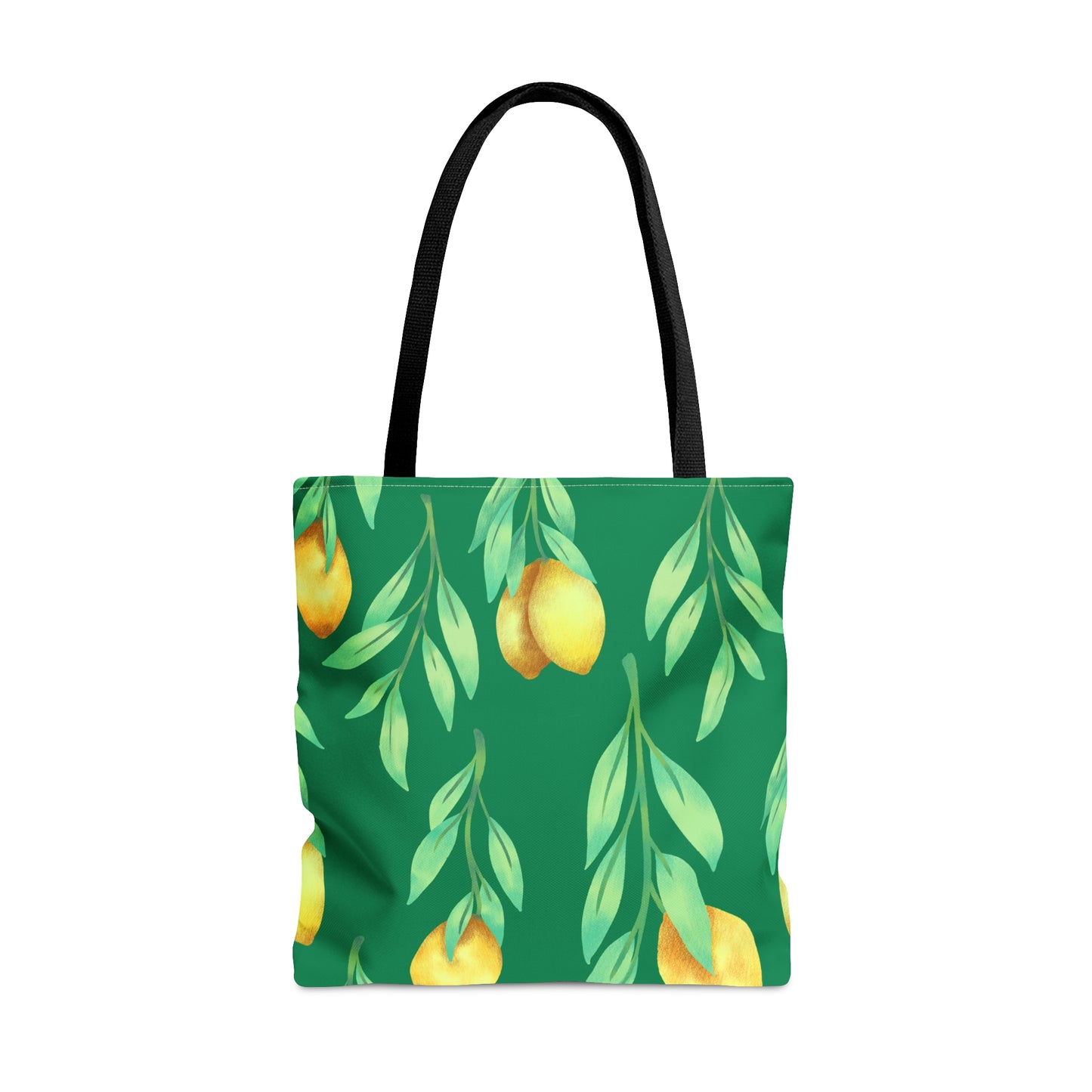 Tote Bag Lovely Lemons Design, Fruit Pattern