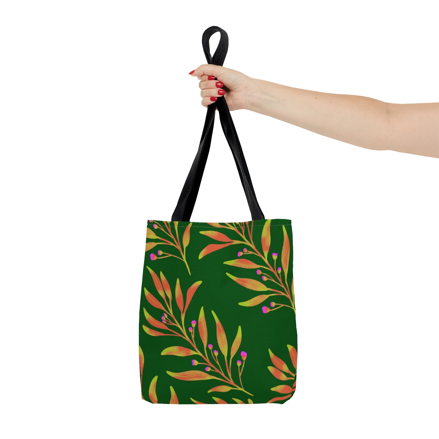 Tote Bag Rusty Leaves Design