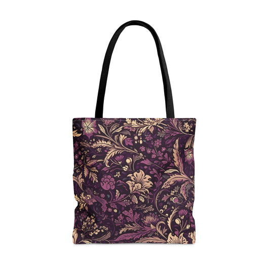 Floral Tote Bag Jacobean Design