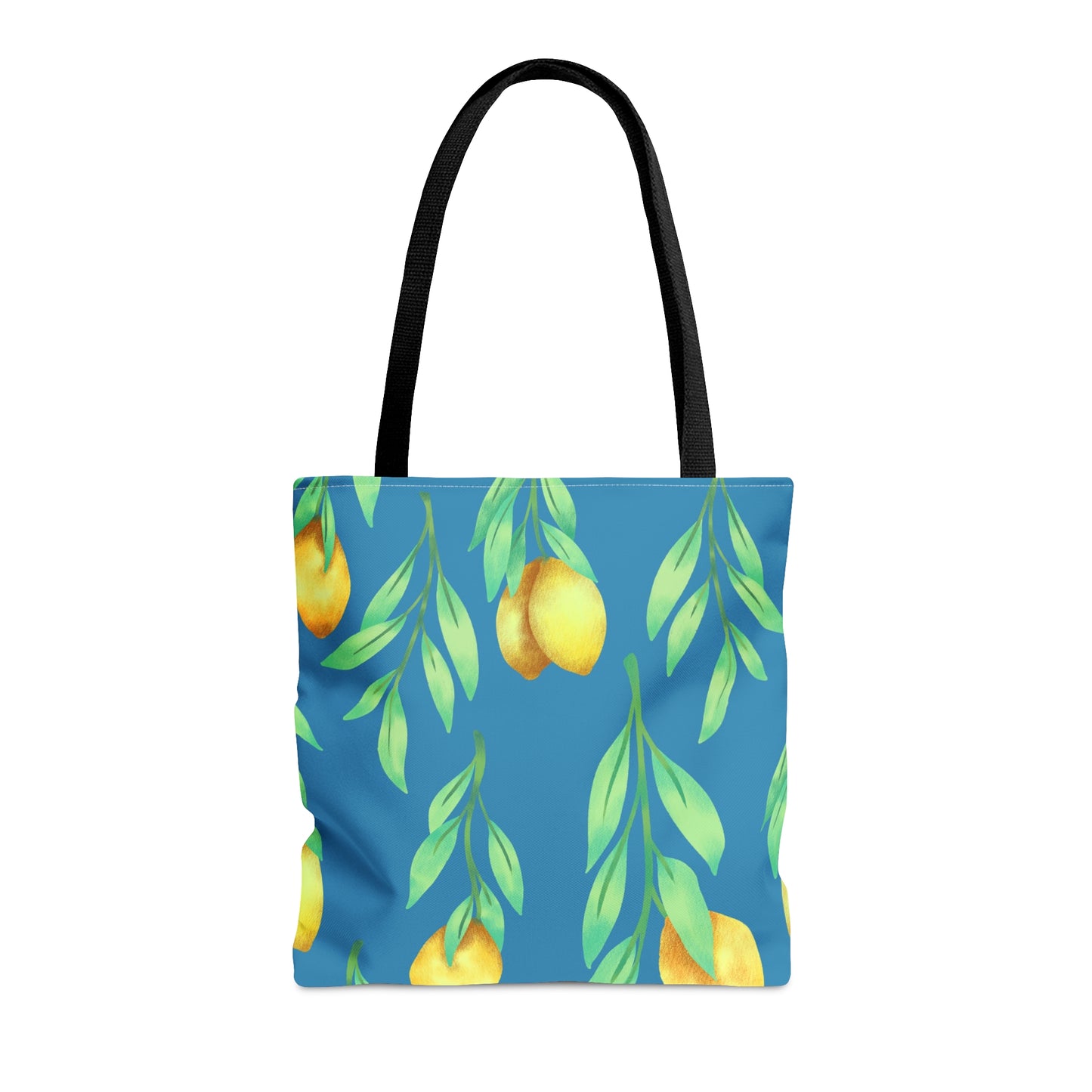 Tote Bag Lovely Lemons Design, Fruit Pattern