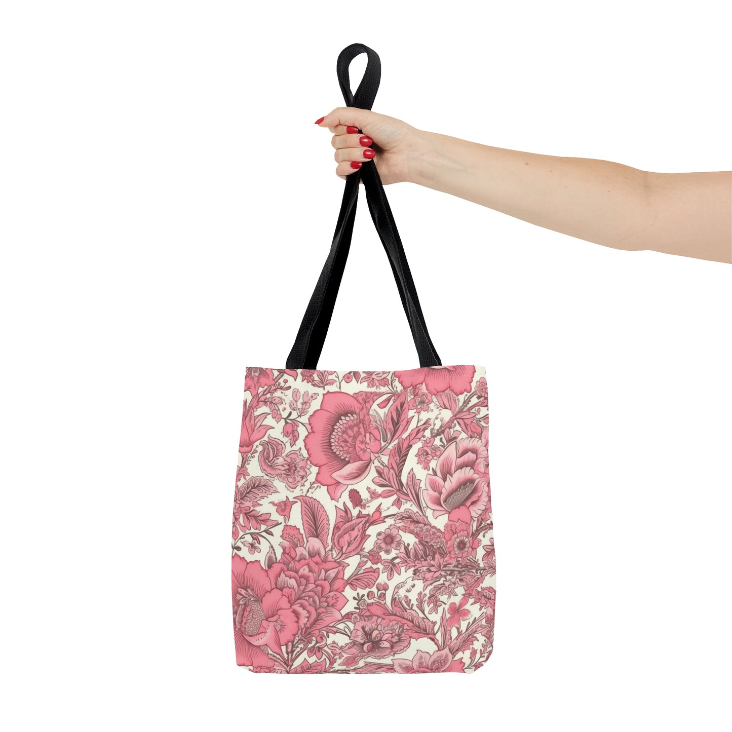 Floral Tote Bag Jacobean Design