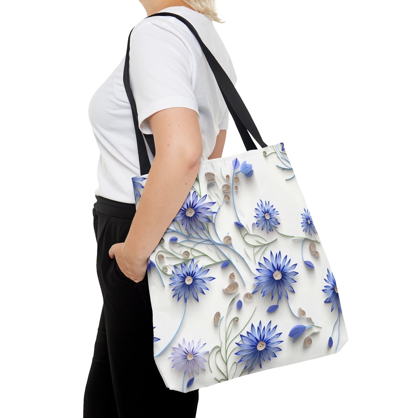 Tote Bag Cornflower Design