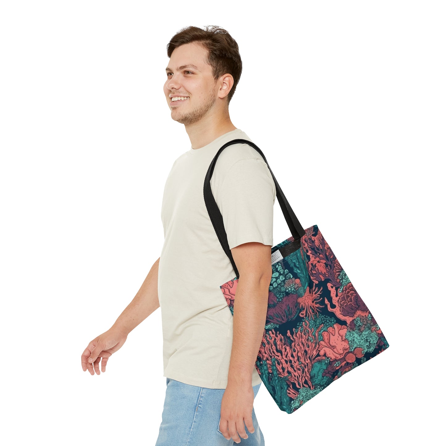 Tote Bag Coral Design