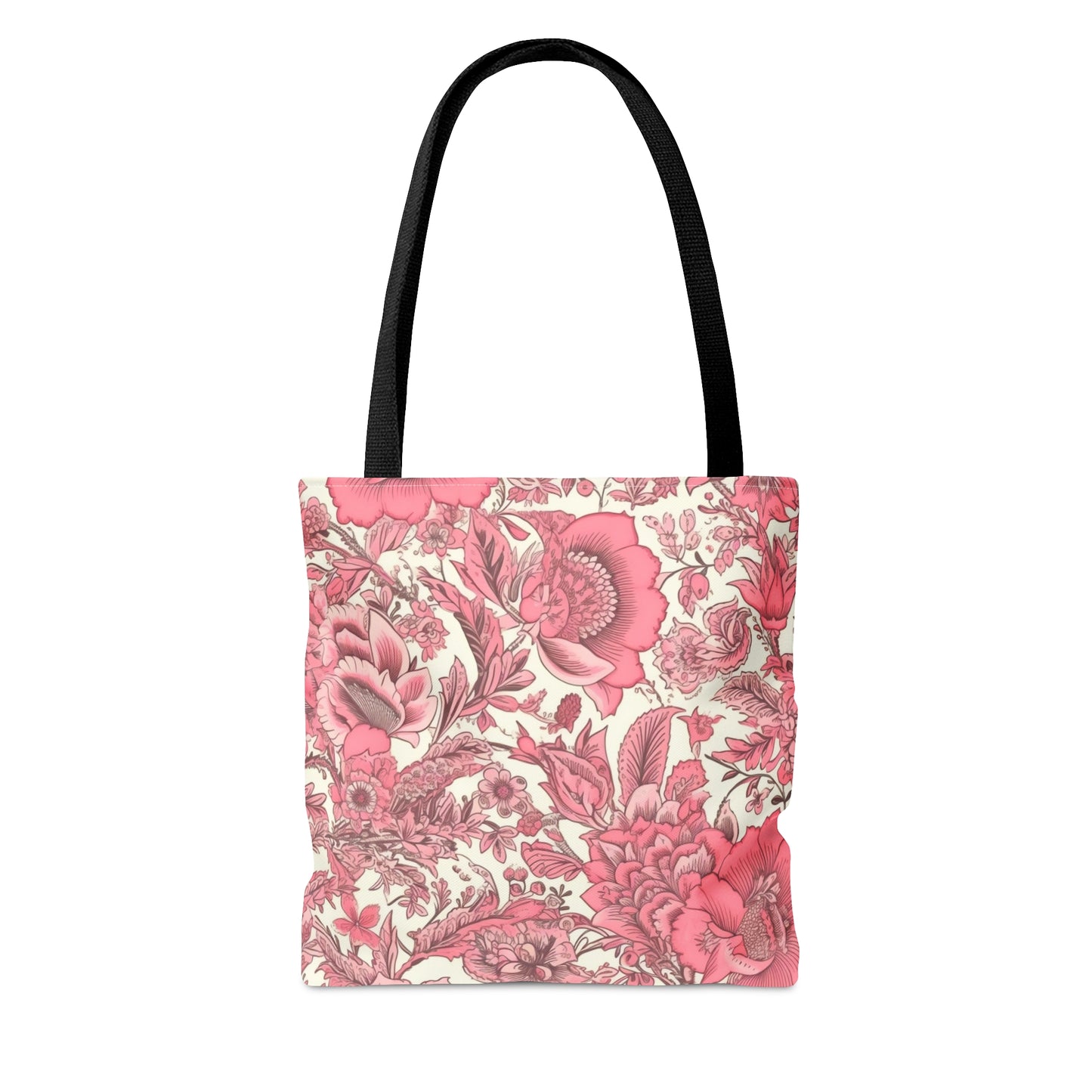 Floral Tote Bag Jacobean Design