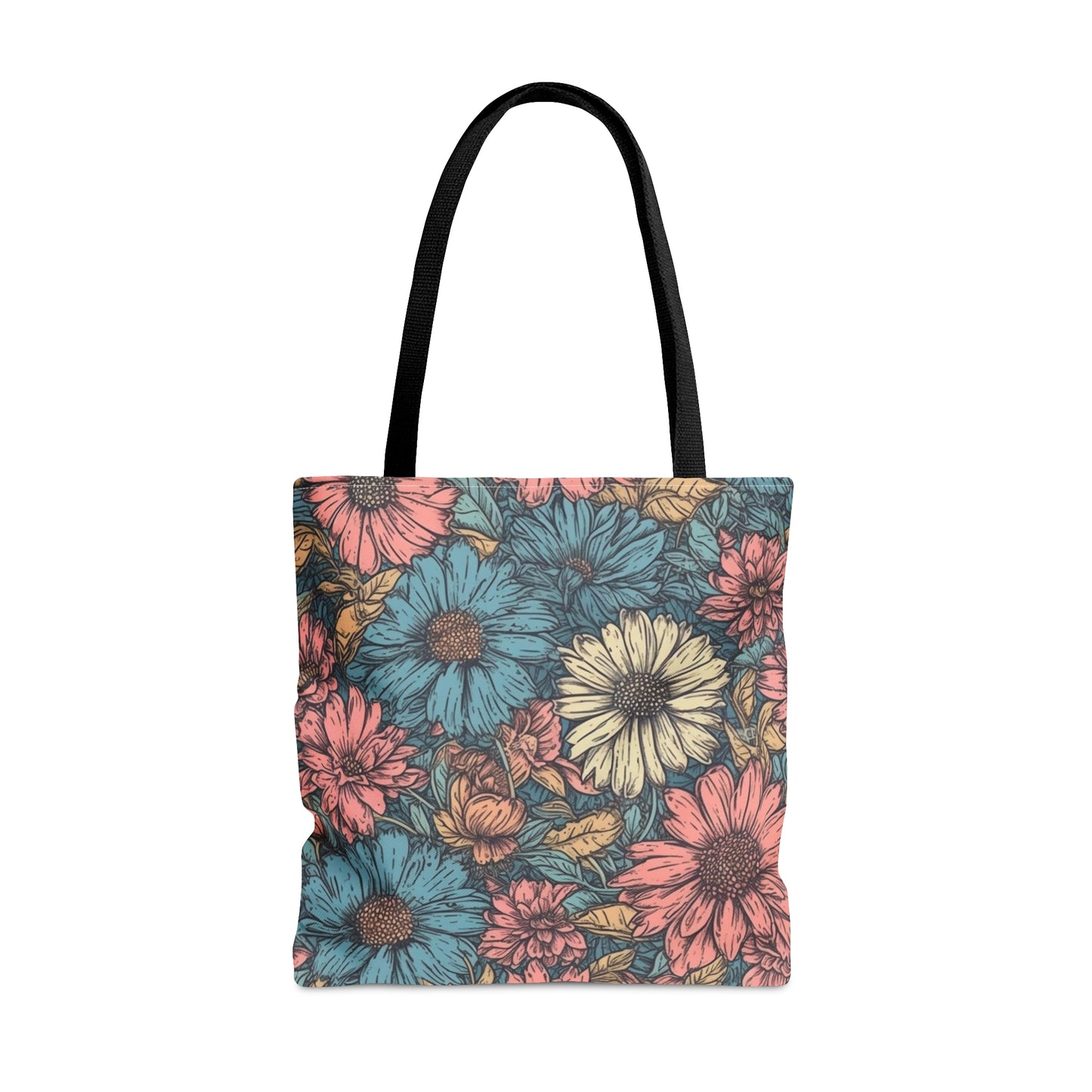Tote Bag Floral Design, Flower Tote