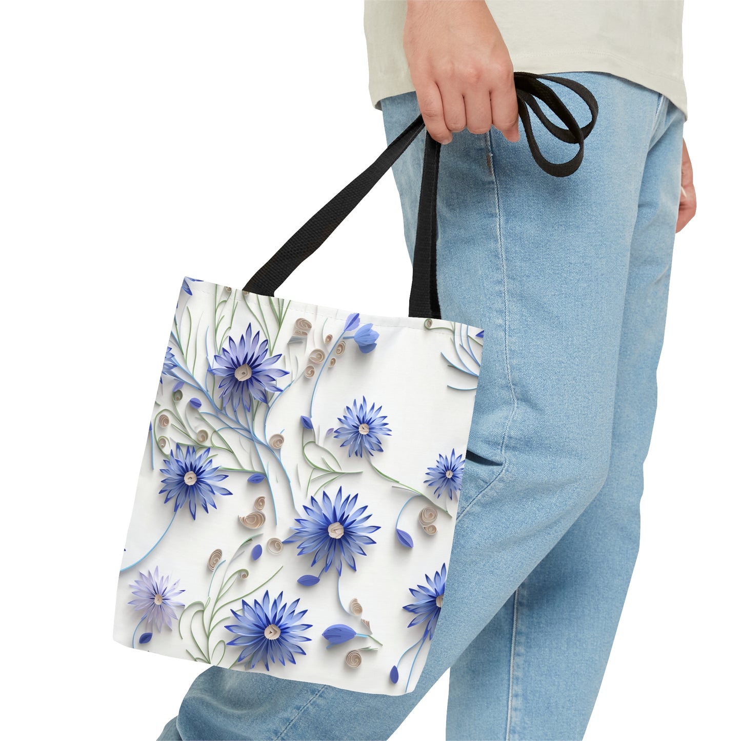 Tote Bag Cornflower Design