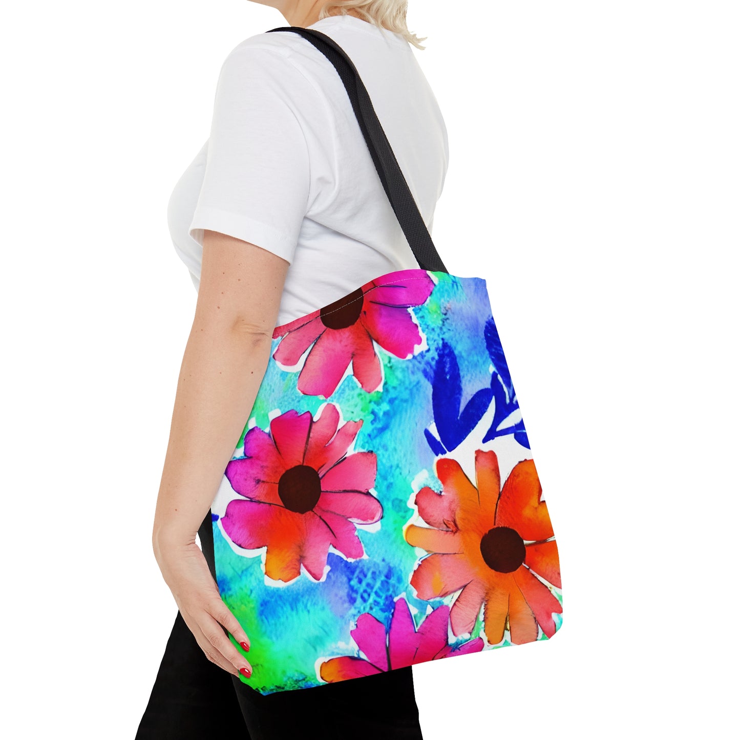 Tote Bag Watercolor Floral Design