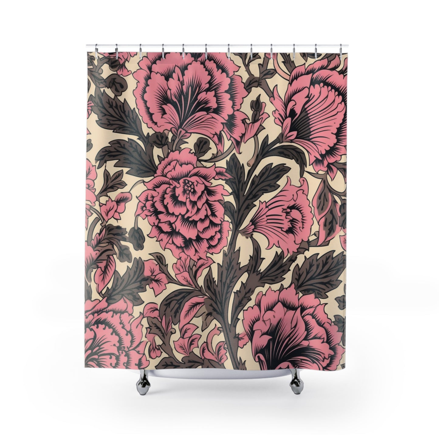 Jacobean Pattern Shower Curtain 71" x 74"