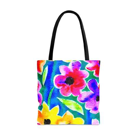 Tote Bag Watercolor Floral Design