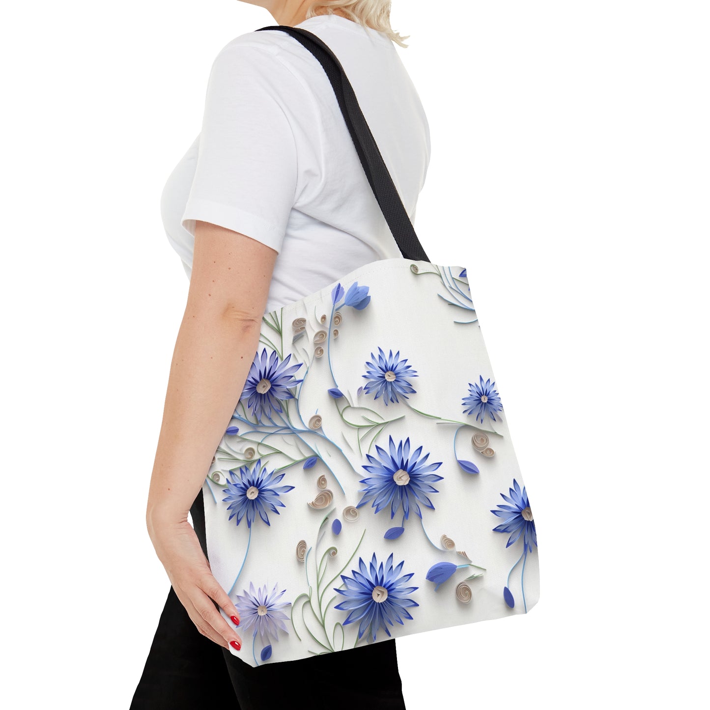 Tote Bag Cornflower Design