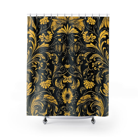 Jacobean Pattern Shower Curtain 71" x 74"