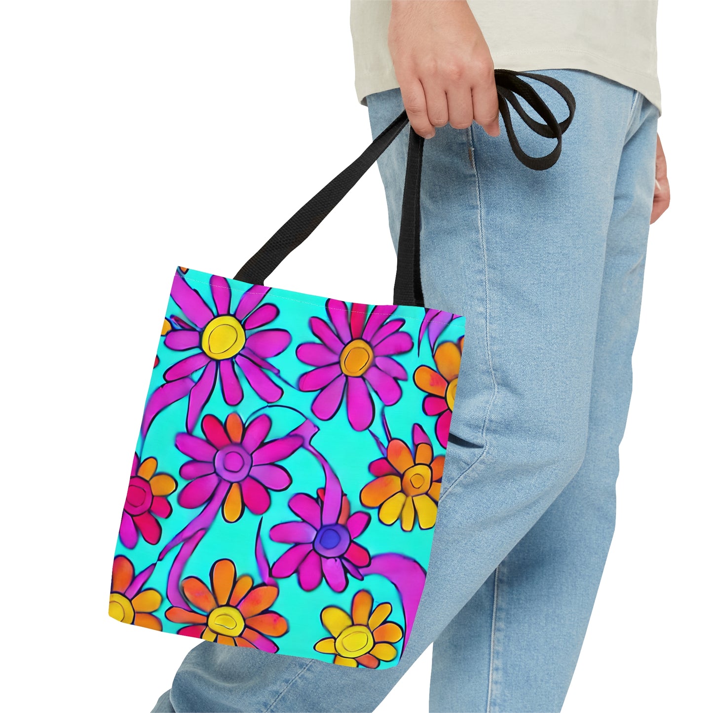 Tote Bag Floral Design