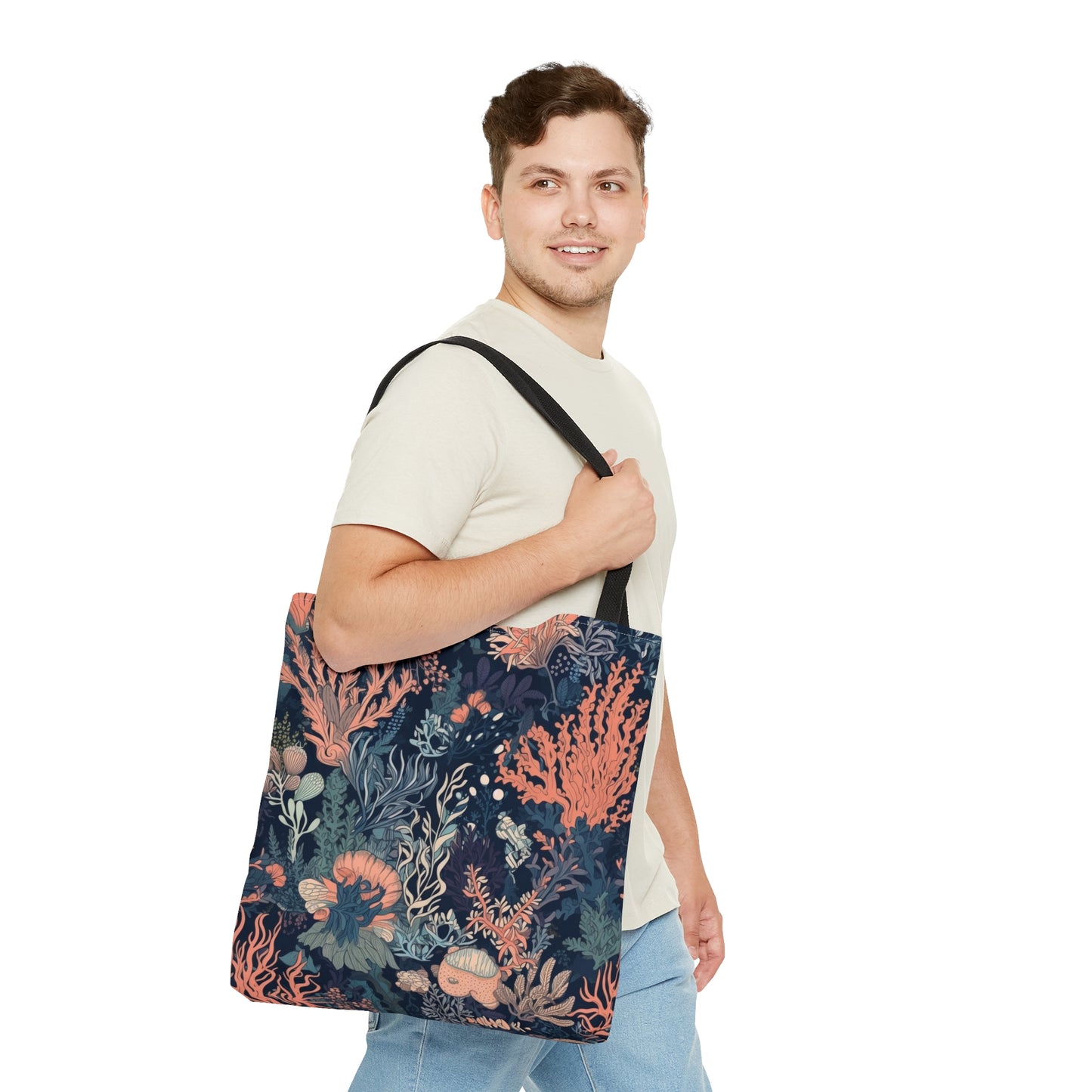 Tote Bag Coral Design