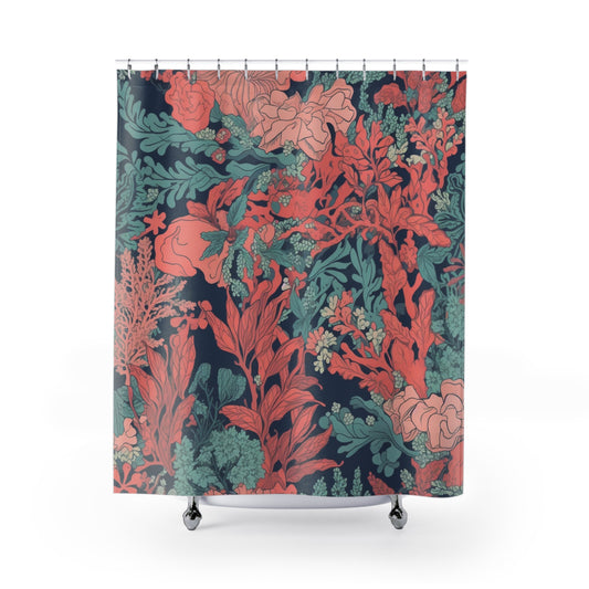 Coral Shower Curtain 71" x 74"