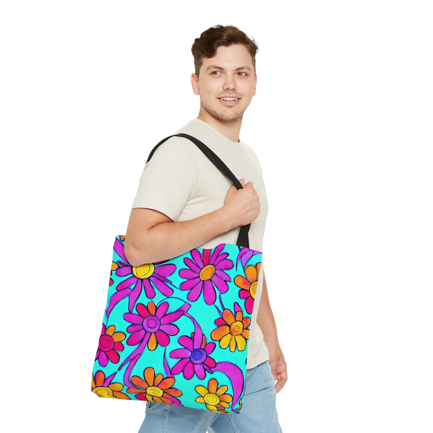 Tote Bag Floral Design