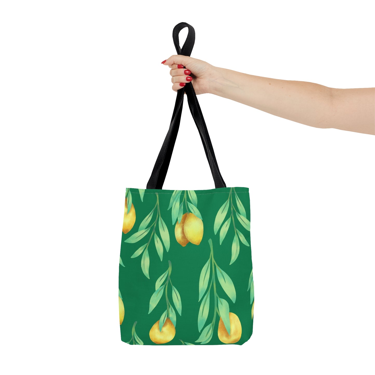 Tote Bag Lovely Lemons Design, Fruit Pattern