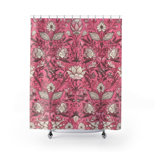 Jacobean Pattern Shower Curtain 71" x 74"