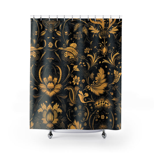 Jacobean Pattern Shower Curtain 71" x 74"