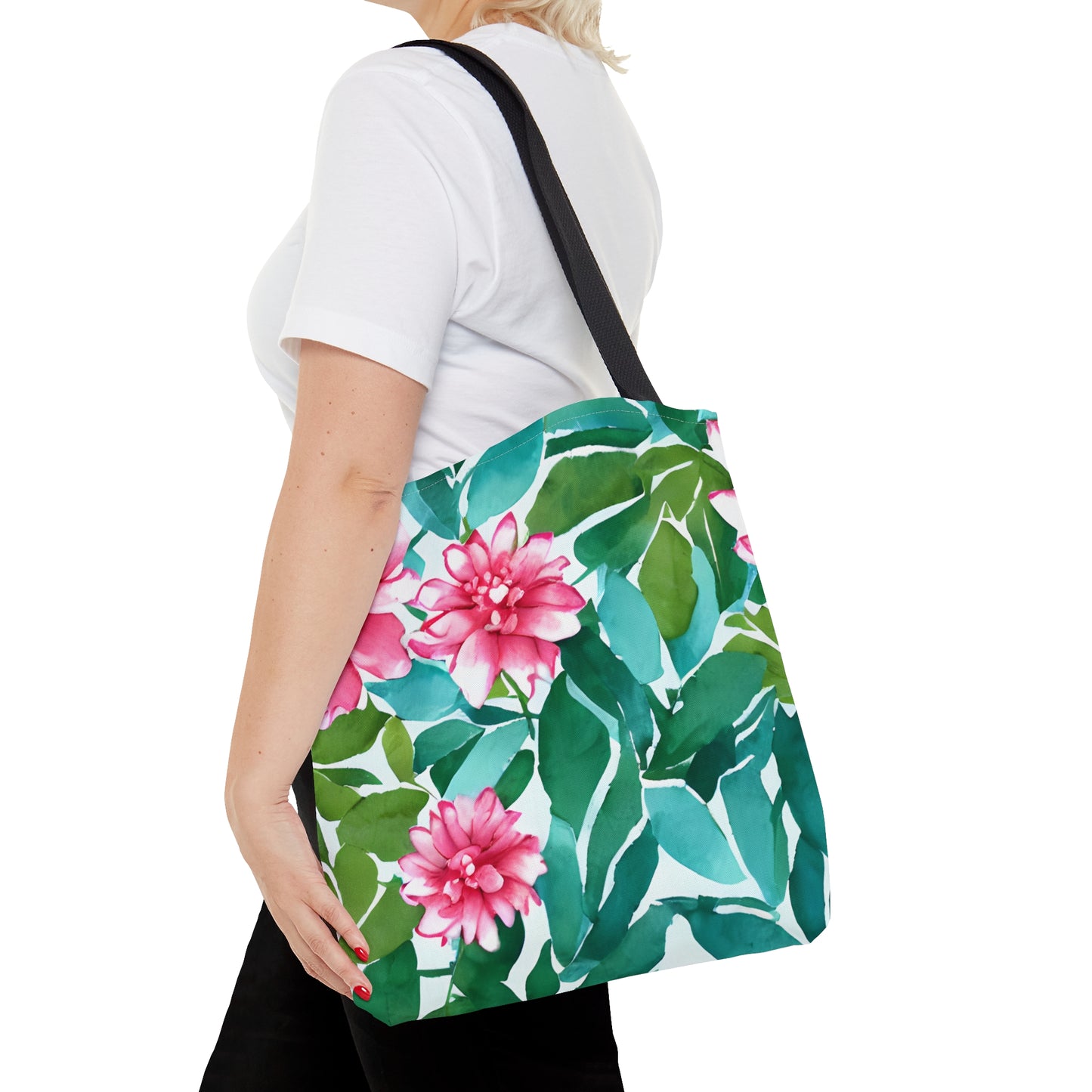 Tote Bag Watercolor Floral Design