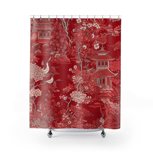 Chinoiserie Shower Curtain 71" x 74"