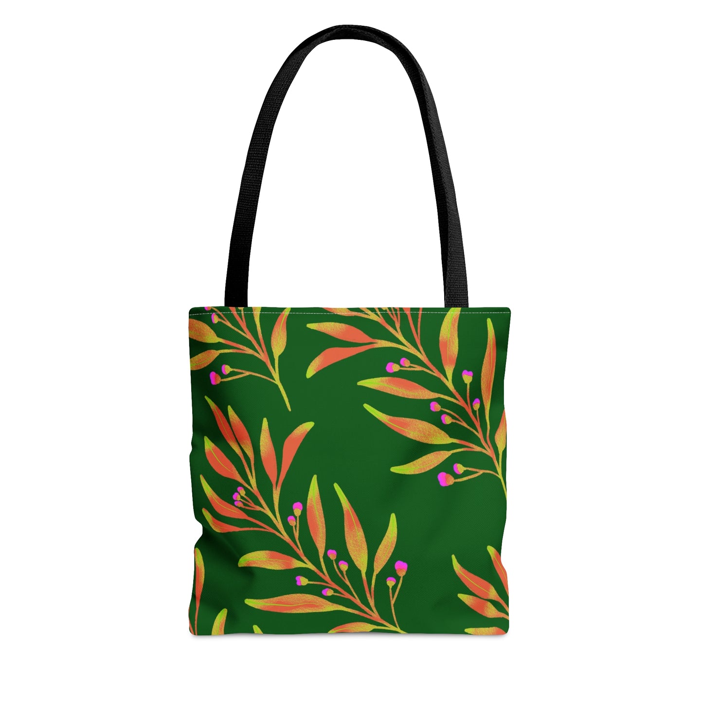 Tote Bag Rusty Leaves Design